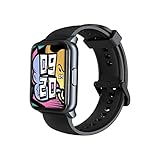 DIZO Smartwatch,1.4'' Voll-Touchscreen Fitness Tracker mit Herzfrequenz Blutsauerstoff Schlafindex 90 Sportmodi Sportuhr Schrittzähler Fitness Armbanduhr Damen Herren Smart Watch Android iOS Schw