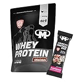 1kg Mammut Whey Protein Eiweißshake - Set inkl. Protein Shaker oder Powderbank (Chocolate, Mammut Protein Bar - Raspberry)