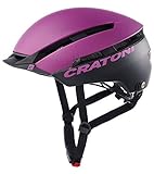 Cratoni Unisex – Erwachsene C-Loom (City) Helme, Purple/Schwarz Matt, S/M