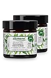 alkmene Gesichtscreme mit Bio Aloe Vera - Tagescreme für normale bis trockene Haut - vegane Gesichtscreme ohne Silikone, Parabene, Mineralöl, PEGs, SLS & SLES im 2er Pack (2x 50 ml)