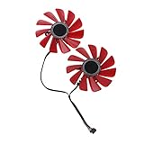 Valcano 2PCS 85MM FDC10U12S9-C VGA Fan Graphics Card Cooling Fan for XFX RX 560D RX570 RX580 RS R9 285 390X 4Pin 12V 0.45