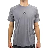 Nike Herren Jordan 23 Alpha Kurzarm-Trainingsoberteil Grau S
