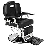 huasa Artist Hand Barber Stuhl hydraulische Liege Friseurstühle, Allzweck-Salon-Barierstuhl, zum Haarschneiden, Styling, Salon, Möbel, Barbierstuhl für alle Zwecke, Schw