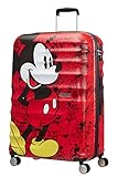 American Tourister Wavebreaker Disney - Spinner L Koffer, 77 cm, 96 L, Rot (Mickey Comics Red)