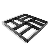 HNTKSM Pflasterform, Betonform Aus schwarzem Kunststoff, die DIY Pavement Mold-Hausgarten Boden Straße Beton Stepping Auffahrt Steinpfad Mold Patio-Maschine Garten (Color : D)