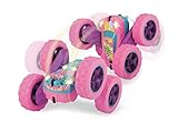 Dickie Toys Pink Drivez RC Candy Flippy, ferngesteuertes Spielzeugauto, Rotations- und Flip-Funktion, mit Fernbedienung, bis 8 km/h, für Jungen und Mädchen, beleuchtet, ab 6 Jahren, 28 cm, pink/türk