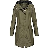 Lidiana Funktionsjacke Kapuze Damen Outdoor Jacket Atmungsaktiv wasserdichte Übergangsjacke Regenjacke Softshelljacke Wasserdicht Abzippbarer Winddichte Wandern Outdoorjacke Leichte Wetterschutzjack