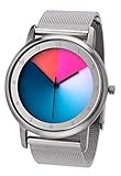 Rainbow e-Motion of Color Unisex-Armbanduhr Avantgardia Analog Quarz Edelstahl AV45SsM-MBS