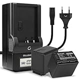 CELLONIC 2X Kamera Ersatzakku VW-VBK180 VW-VBT190 VBT380 VW-VBY100 für Panasonic HC-V770 V777 V760 V380 V270 V180 V100 V800 HC-VX980 HC-VXF990 Ersatz Akku 4040mAh + Ladegerät Kameraakku Akkuladeg