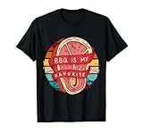Lustiges Vintage-Becue-Zitat 'BBQ is my favorite quote', lustiges Steakgrillen T-S