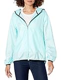 Amazon Essentials Full-Zip Packable Windbreaker Sweatshirt, Aquablau, M