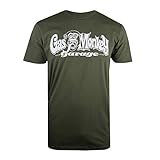 Gas Monkey Herren Logo T-Shirt, Grün (Military Green Military), XL