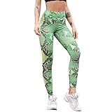 Kaister Damen Yoga Hosen Fitness Schlange Nähen Hüfte Sport Fitness Hosen Sexy Hip