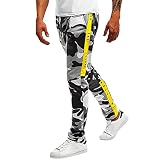 TIMEMEAN Jogginghose Herren High Waist Sporthose Trekkinghose Sweathose Herren Trainingshose Hose Biker Hose Outdoor H