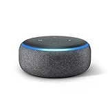 Echo Dot (3. Gen.), Zertifiziert und generalüberholt, Intelligenter Lautsprecher mit Alexa, Anthrazit S