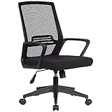 Novigami Easy Deal | Bürostuhl Meza | 10er Set | Netzrücken | Schwarz | Ergonomischer Bürostuhl Drehstuhl Schreibttischstuhl Arb