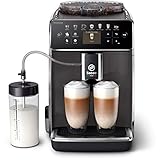 Saeco GranAroma Kaffeevollautomat SM6580/10 (14 Kaffeespezialitäten, 4 Benutzerprofile, Farbiges TFT-Display) G