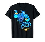 Disney Aladdin Genie Coming Out Of Lamp Portrait T-S