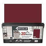 Renault Farbe für Innenräume, einfarbig, 20 Minuten, Wände und Holz, intensives Rot, matt, 2,5 l, 25 m²