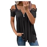 ZGNB Women's Long Sleeve Blouse Bluse Solide Tunika Langam Basic Shirts Round Neck Tops Striped Sweatshirt, Hoodie Tshirt Damen Bluse Elegant Tunika Baumwolle Damen Damen Hoodie Mit ReißV