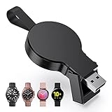 CAVN Ladegerät Kompatibel mit Samsung Galaxy Watch Active 2 /Galaxy Watch 3 /Galaxy Watch 4 / Galaxy Watch 4 Classic Induktive Ladekabel, Tragbar USB Ladestation Aufladekabel Schnellladegerät Dock