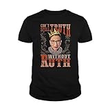Uzubunki T-Shirt mit Aufschrift 'Can't Spell Truth Without Ruth', Geschenkidee, Unisex Schwarz, S