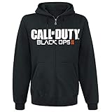 Call of Duty BO2 Zipper Hoodie -M- schwarz, Log