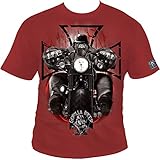 Herren T-Shirt (GB5650 Gorilla Biker Sonderdruck) Größe M, Farbe R