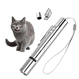 Queta Katzenspielzeug LED Pointer Katzen Hund Spielzeug Haustier Interaktives Spielzeug für Katzen und Hunde mit USB-Direktladung
