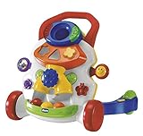 Chicco Musical 2in1 First Steps Lauflernwagen für Kinder, Lauflernhilfe mit elektronischem Aktivitätszentrum und Bewegungssensor, Lernspiele mit Lichtern und Geräuschen für Kinder von 9-24 M