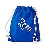 Art T-shirt, Rucksack Zero Zero, Turnbeutel Gym, z-zero-sac-blu, Blau, z-zero-sac-b