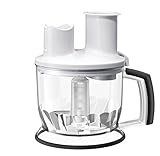 Braun Küchenmaschinen Aufsatz MQ 70 - Stabmixer Zubehör kompatibel mit Braun MultiQuick Stabmixer mit EasyClick System, 1,5 l, weiß