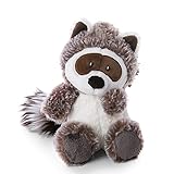 NICI Kuscheltier Waschbär Rauly Raccoon 25cm – Waschbär Plüschtier für Mädchen, Jungen & Babys – Flauschiges Stofftier zum Kuscheln & Spielen – Weiches Schmusetier – Forest Friends Kollek