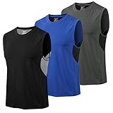 MEETYOO Tank Top Herren, Achselshirts Fitness Ärmelloses Shirt Unterhemd Sport Tshirt Sleeveless Tops für Running Gym Jogging