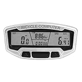 Liujaos Fahrrad-Geschwindigkeitsmesser, Fahrrad-Geschwindigkeitsmesser-Multifunktions-LCD-Display für das Radfahren zum Reiten für den Sp