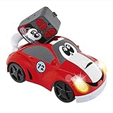 Chicco 00060952300000 Coupé Kinder-Funkauto mit 4-Wege-Fernbedienung und Johnny Coupe Racing,Mehrfarbig