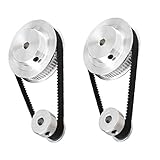 Runfun 2gt Synchron-Rad 20 60 Zähne Bore Aluminium Zahnriemenscheibe Gt2 Zahnriemen Flaschenzug