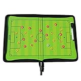 Almencla Profi Falbare Taktiktafel, Ideal für Taktiken und Spielanpassungen Fussball Strategie Tafel S