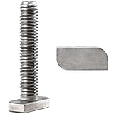 FASTON® Hammerkopfschrauben M8x45 mm aus Edelstahl A2 V2A (50 Stück) Gewächshaus Ankerschrauben Schrauben Hammerkopf Hammerschrauben Zubehör Rankhilfe Schienen Solarpanele G