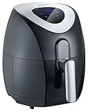 SEVERIN Heißluftfritteuse mit 6 Automatikprogrammen, Airfryer zum Frittieren ohne Fett, innovative Heißluft-Technologie für gesundes Frittieren, schwarz, FR 2430