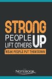 Anti Bullying Stop Bully T Shirt Orange Stand Up to Bullies Notebook: Notebook 120 Lined Pages 6 x 9 Inch, Book Review Journal | Perfect Funny Gag ... Notes, Birthday Present, C