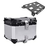 Set Topcase + Gepäckträger für KTM 790 Adventure/R 19-21 Silber XB55