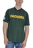 New Era Green Bay Packers NFL Jersey Stripe Oversized T-Shirt L