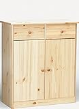 Erst-Holz® 90.50-27 Kommode Sideboard Anrichte Kiefer massiv 2 Türen 2 Schub