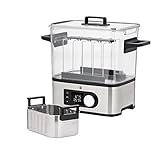 WMF Lono 2in1 Sous Vide Garer Pro mit Slow-Cook Einsatz, Vakuum garen, Schongaren, Wasserbhälter 6,0l, Timer-Funktion bis 72 Stunden, 1500W