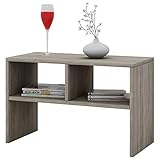 VCM Tisch Sofatisch Beistelltisch Couchtisch Wohnzimmertisch Kaffeetisch Nachttisch Sonoma-Eiche 40x63x30 cm 'Nachto'