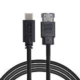 Cablecc USB-C Typ-C auf Power Over eSATA DC5V Adapter USB 3.0 auf HDD/SSD/ODD eSATAp