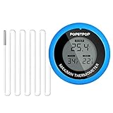 POPETPOP Aquarium Thermometer LCD Digitales Wasser Thermometer für Aquarium,Teich,T