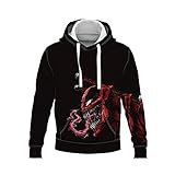 ZYUD Herren Damen Pullover Kapuzenpullover Sweatshirt 3D Neuheit Drucken Langarmshirt Hoodie Bluse Top Männer Frauen Kapuzenpulli Männer 3D Animal Print Kostüm Mit Kapuze Pullover Hoodie Sw