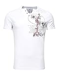 KEY LARGO Herren Weapon Button T-Shirt, White (1000), M